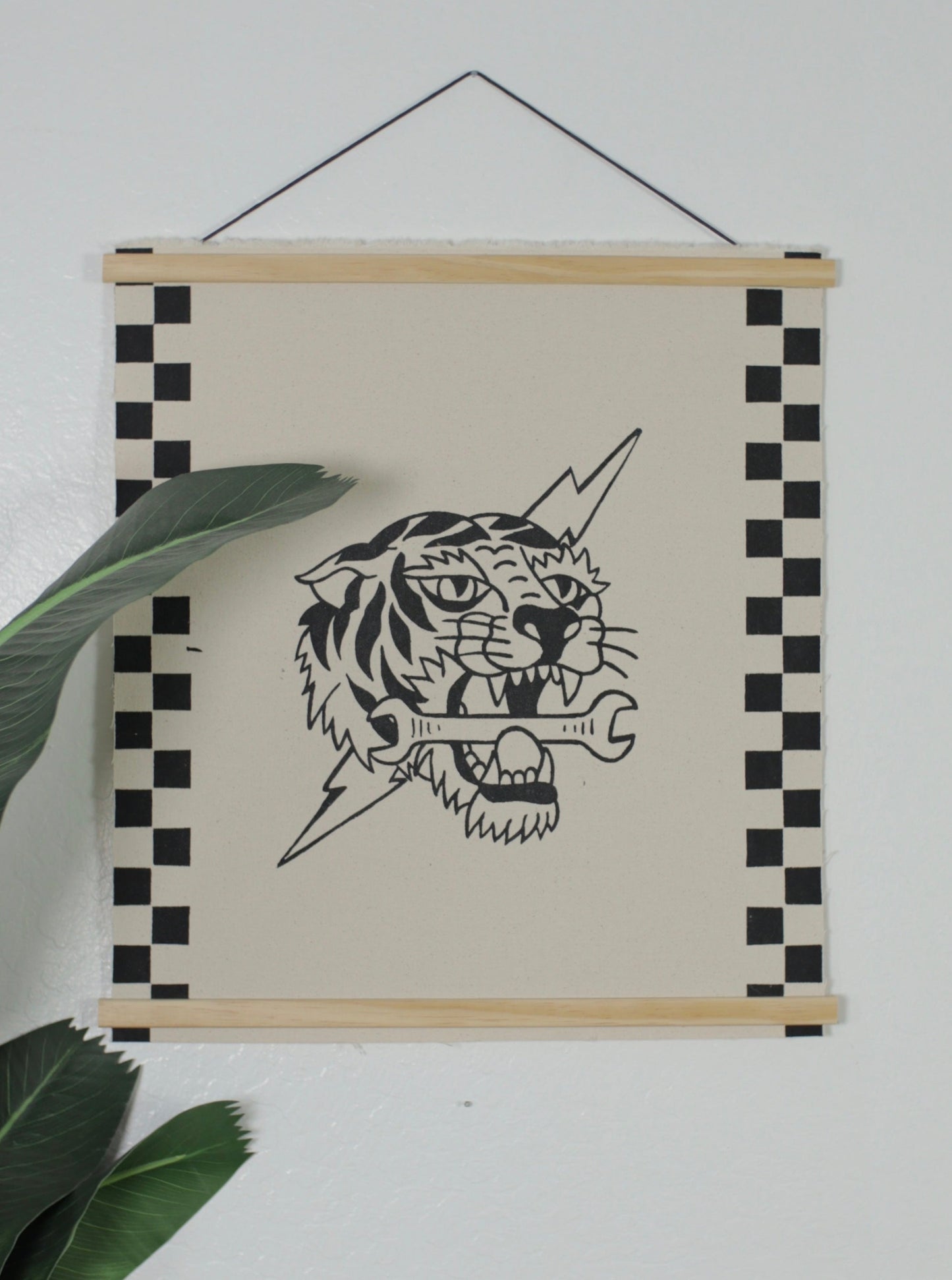 Moto Tiger Canvas Print