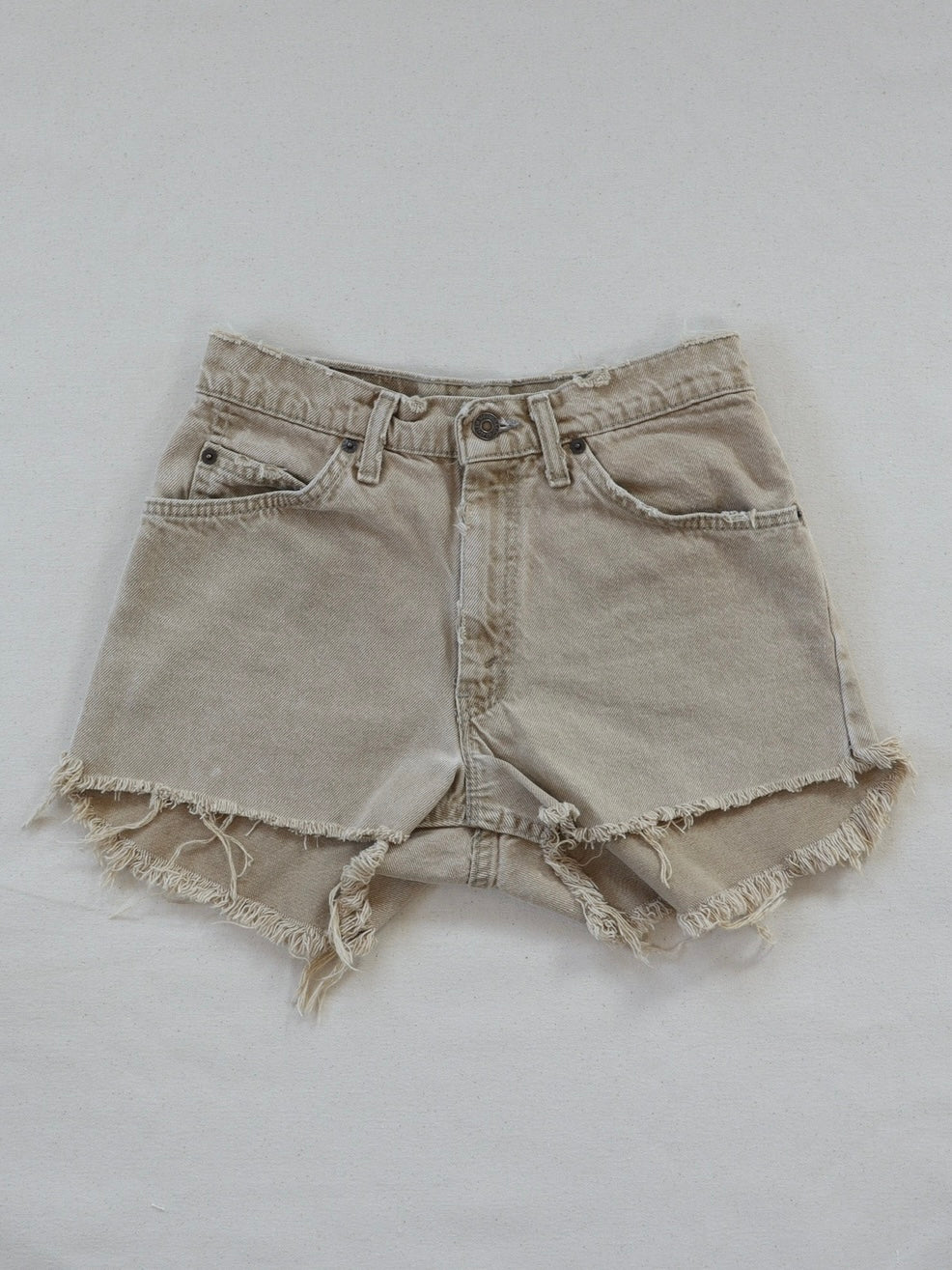 Authentic Vintage Levi's® Orange Tab Deadstock Student Fit Shorts- Tan 26"