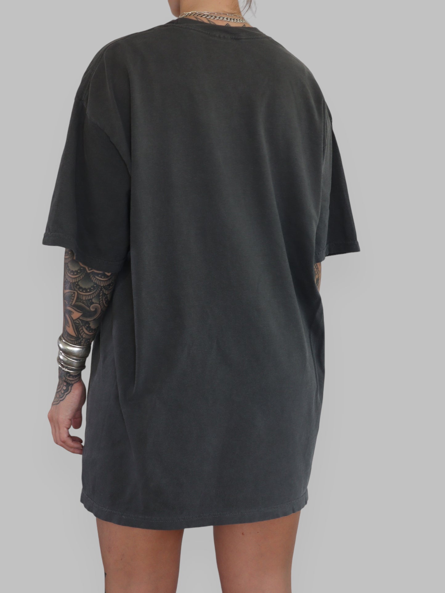 Oversized Cowboy Skull T-Shirt CLASSIC HEM